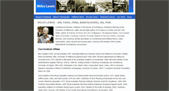 Desktop Screenshot of mileslewis.net