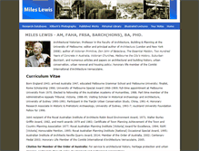 Tablet Screenshot of mileslewis.net